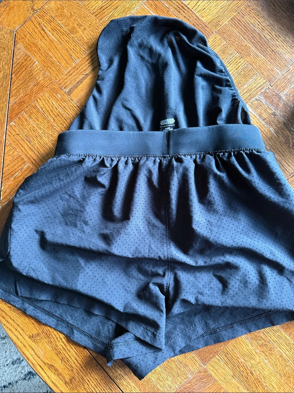 Under Armour men’s 2” Black Running Shorts